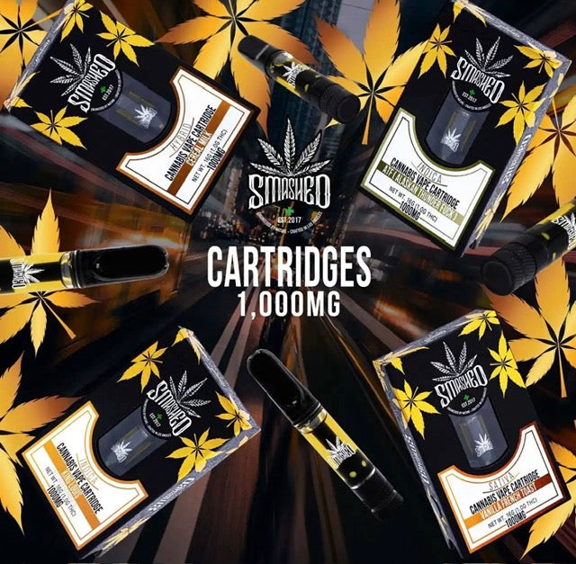 Smashed Vape Cartridge - 2 For $35