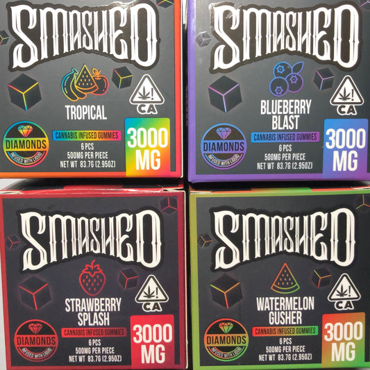3000mg Smashed Diamond infused Gummies